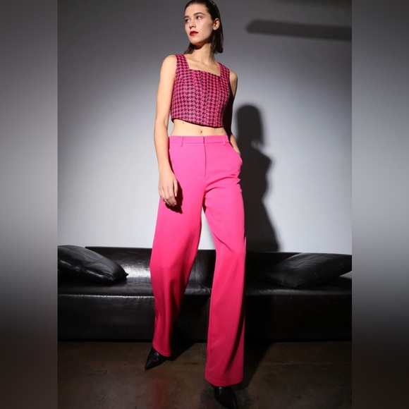 Walter Baker Tops - Walter Baker Imani Houndstooth Top in Tavern Tweed